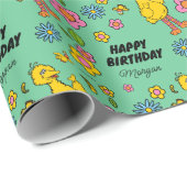 セサミストリート |ハッピーバースデー |名前の追加 ラッピングペーパー (ロールコーナー)