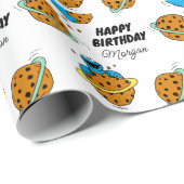 セサミストリート |ハッピーバースデー |名前の追加 ラッピングペーパー (ロールコーナー)