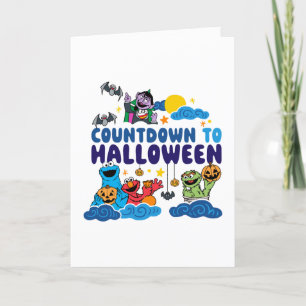 セサミストリート ハロウィンまでのカウントダウン シーズンカード