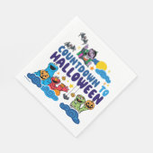 セサミストリート | ハロウィーンへのカウントダウン スタンダードランチョンナプキン (角)