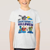 セサミストリート | ハロウィーンへのカウントダウン トライブレンドTシャツ (正面)