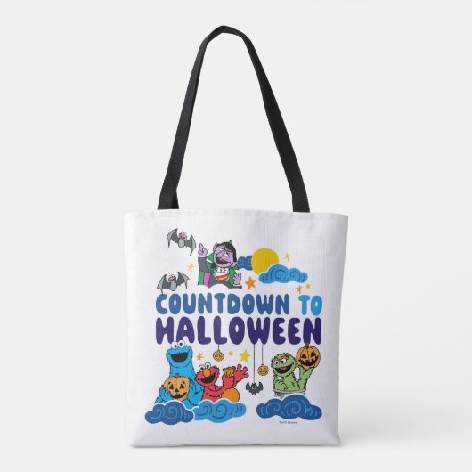 セサミストリート | ハロウィーンへのカウントダウン トートバッグ (裏面)