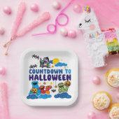 セサミストリート | ハロウィーンへのカウントダウン ペーパープレート (パーティー)