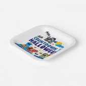 セサミストリート | ハロウィーンへのカウントダウン ペーパープレート (傾斜あり)