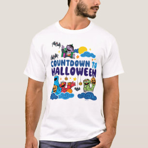 セサミストリート ハロウィーンへのカウントダウン Tシャツ