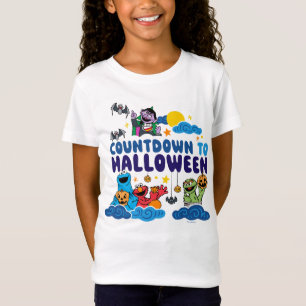 セサミストリート ハロウィーンへのカウントダウン Tシャツ