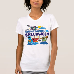 セサミストリート ハロウィーンへのカウントダウン Tシャツ
