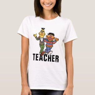 セサミストリート  バート&アーニー先生 Tシャツ