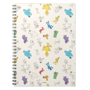 セサミストリート パルズ   カラフルなヴィンテージ パターン ノートブック