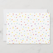 セサミストリート パルズ バースデー バルーン テイク ア トリート 招待状 (裏面)