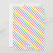 セサミストリート パルズ パステル | 1歳の誕生日 招待状 (裏面)