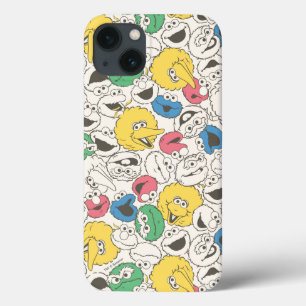 セサミストリート パル ビッグヘッド コアパターン iPhone 13ケース