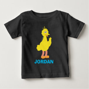 セサミストリート ビッグバパーソナライズされたード ベビーTシャツ