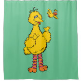 セサミストリート |ビッグバードとリトルバード シャワーカーテン (正面)