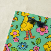 セサミストリート |ビッグバードとリトルバード |名前の追加 ビーチタオル (インサイチュ)