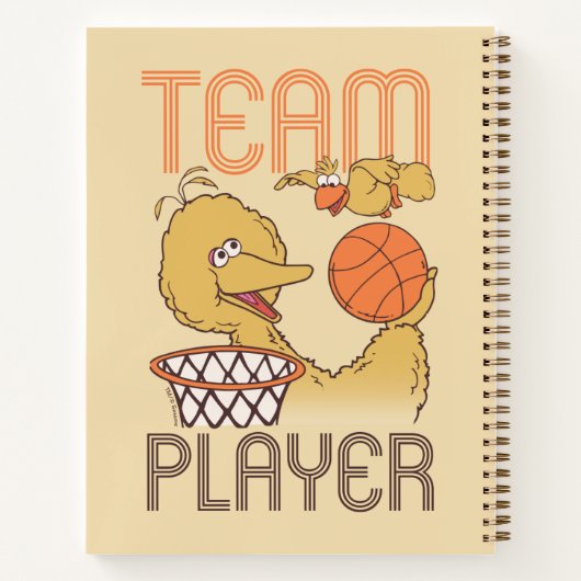 セサミストリート | ビッグバード & リトルバード チームプレーヤー ノートブック (裏面)