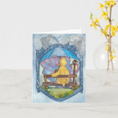 セサミストリート |ビッグバード – 愛 カード (黄色い花)