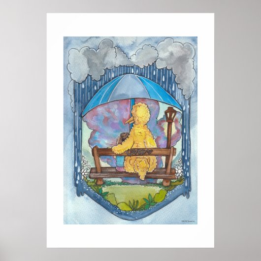 セサミストリート |ビッグバード – 愛 ポスター (正面)