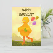 セサミストリート - ビッグバード 招待状 (スタンド正面)