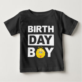 セサミストリート |ビッグバード – 誕生日少年 ベビーTシャツ