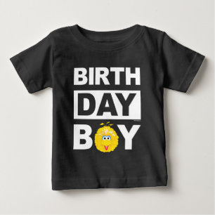 セサミストリート  ビッグバード – 誕生日少年 ベビーTシャツ