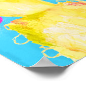 セサミストリート |ビッグ・バードなびく ポスター (角)