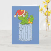 セサミストリート |ビンテージクリスマスオスカー カード (黄色い花)