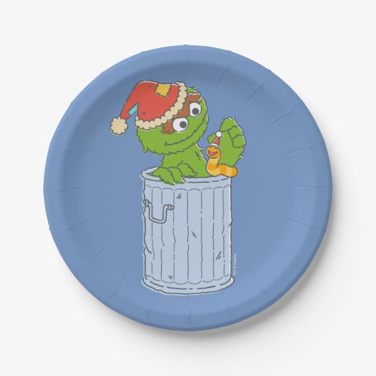 セサミストリート |ビンテージクリスマスオスカー ペーパープレート (正面)