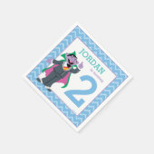 セサミストリート |フォンカウント誕生日 スタンダードカクテルナプキン (角)