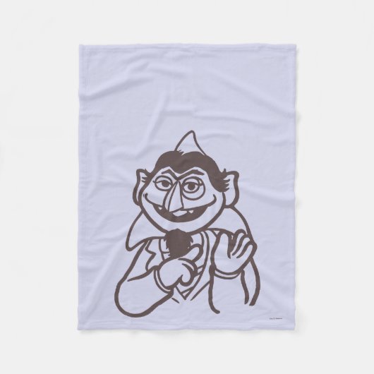 セサミストリート |フォン数 フリースブランケット (正面)