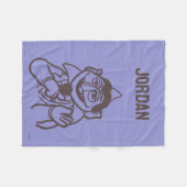 セサミストリート |フォン数 |名前の追加 フリースブランケット (正面(横))