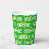 セサミストリート |フルカラーロゴ 紙コップ (右)
