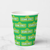 セサミストリート |フルカラーロゴ 紙コップ (正面)