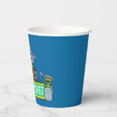 セサミストリート |フルカラー（Pals付） 紙コップ (裏面)