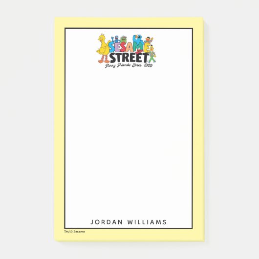 セサミストリート | フレンドリーな仲間たち | あなたの名前を追加 ポストイット (正面)