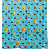 セサミストリート |フレン最高のドの星型 シャワーカーテン (正面)