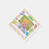 セサミストリート |ベビー最初の誕生日 スタンダードカクテルナプキン (角)