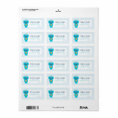 セサミストリート |ベビーCookieモンスター ラベル (フルシート)