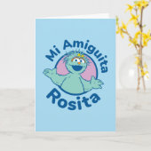 セサミストリート |ミアミグイタロシタ カード (黄色い花)