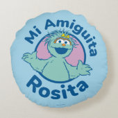 セサミストリート |ミアミグイタロシタ ラウンドクッション (裏面)