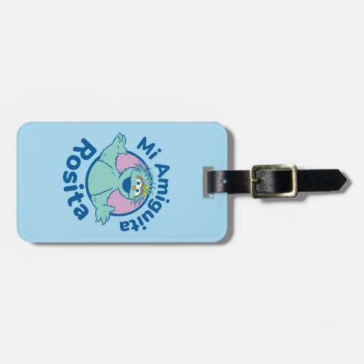 セサミストリート |ミアミグイタロシタ ラゲッジタグ (正面横)