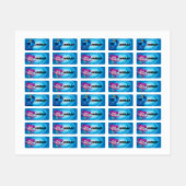 セサミストリート | メカビルダーズ クッキーモンスター ラベル (シート)