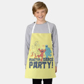 セサミストリート |モンスターダンスパーティー エプロン (着用した状態)