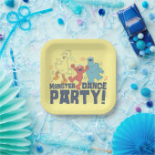 セサミストリート |モンスターダンスパーティー ペーパープレート (パーティー)