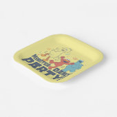 セサミストリート |モンスターダンスパーティー ペーパープレート (傾斜あり)