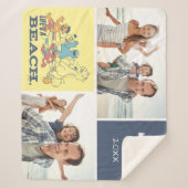 セサミストリート |ライフAビーチ |カスタマイズ シェルパブランケット (正面)