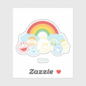 セサミストリート |レインボーグラフィック シール (シート)