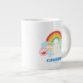セサミストリート |レインボーグラフィック |名前の追加 ジャンボコーヒーマグカップ (正面右)