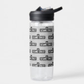 セサミストリート |ロゴ(&W) ウォーターボトル (左面)