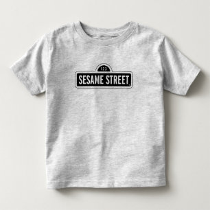 セサミストリート ロゴ(&W) トドラーTシャツ